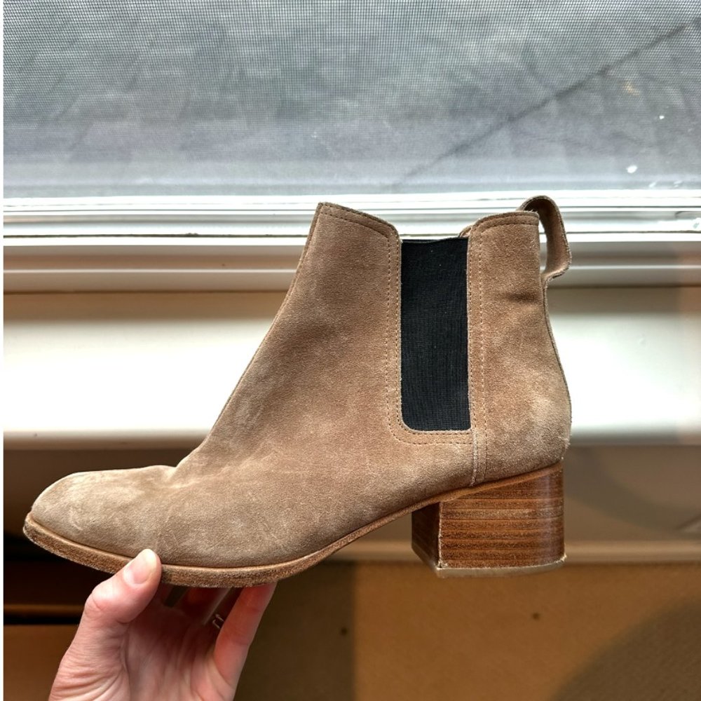 Rag & Bone Womens Walker Tan Chelsea Boots Size: 8